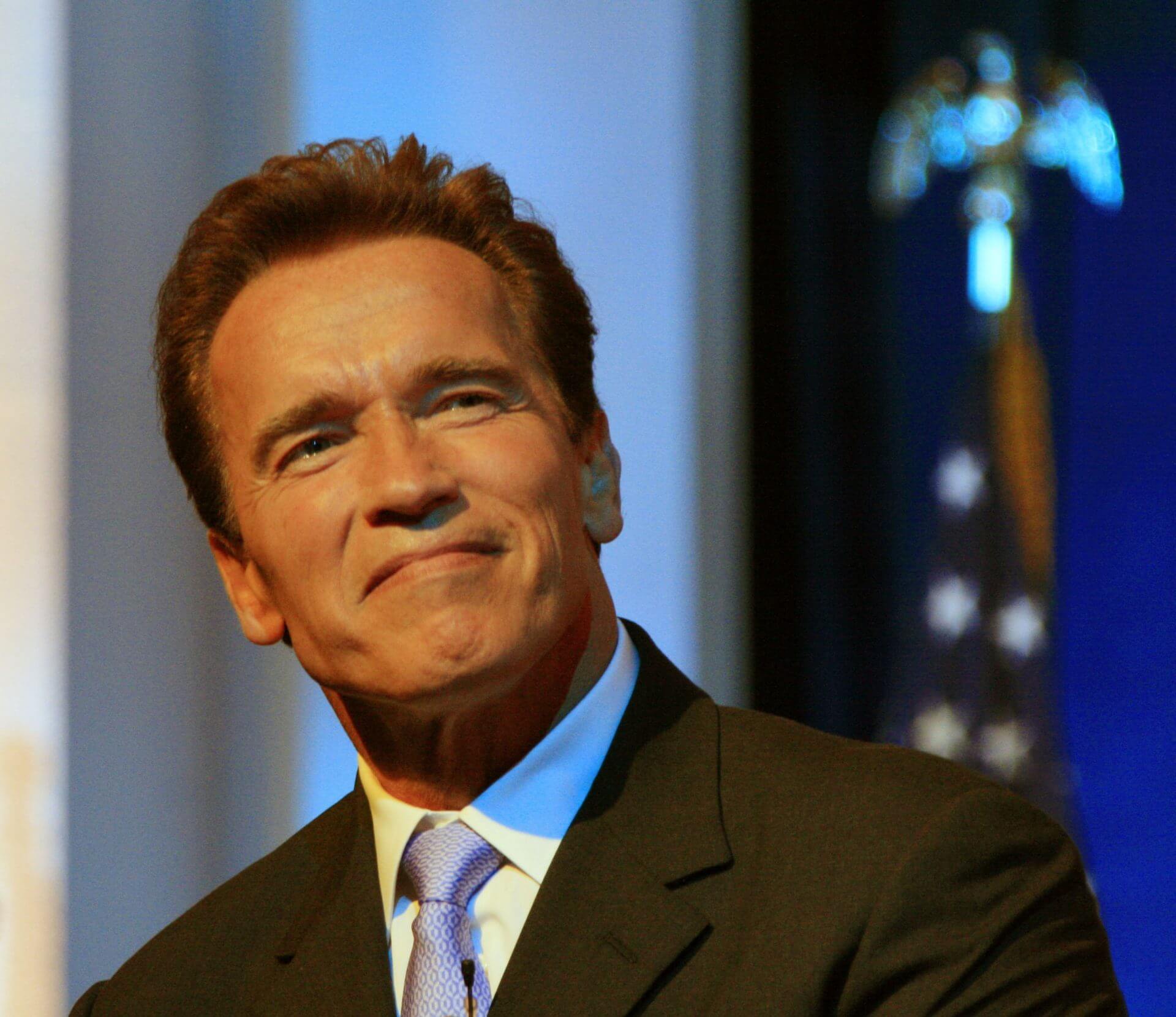 Arnold Schwarzenegger, Arnold Schwarzenegger in a suit