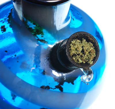 Bong bowl with Marijuana 