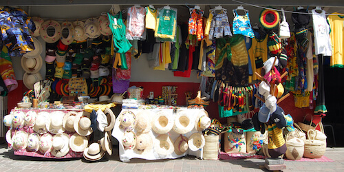 Jamaican street market