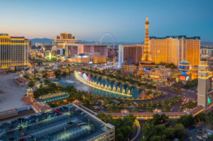Landscape view of Las Vegas