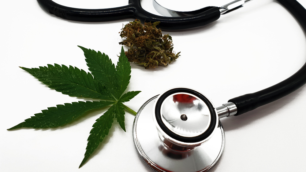 Medical cannabis with a stethoscope