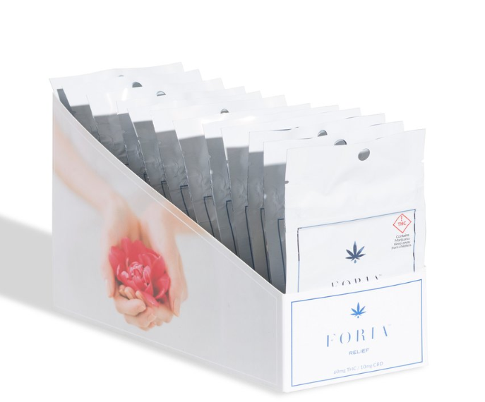 Rofia Reflief is a suppository for menstrual relief, cannabis tampons