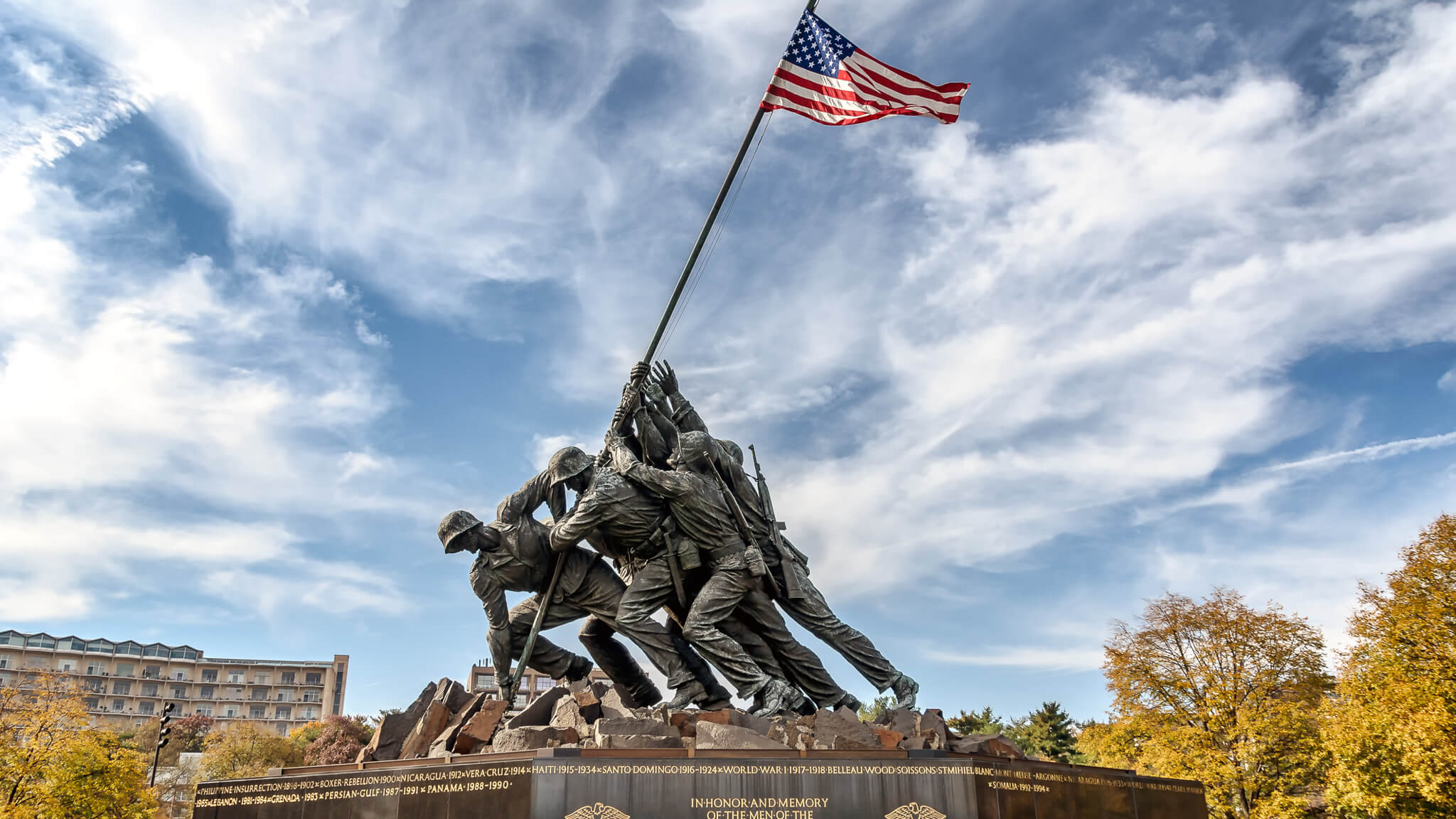 Veterans raising the flag, Missouri