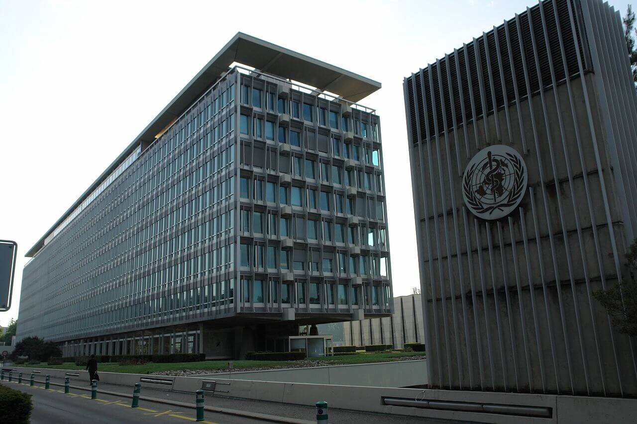 World Health Organisation headquarters, Geneva, north and west sides.